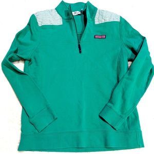 Women's Green Vineyard Vines Pullover Shep Shirt Size Medium